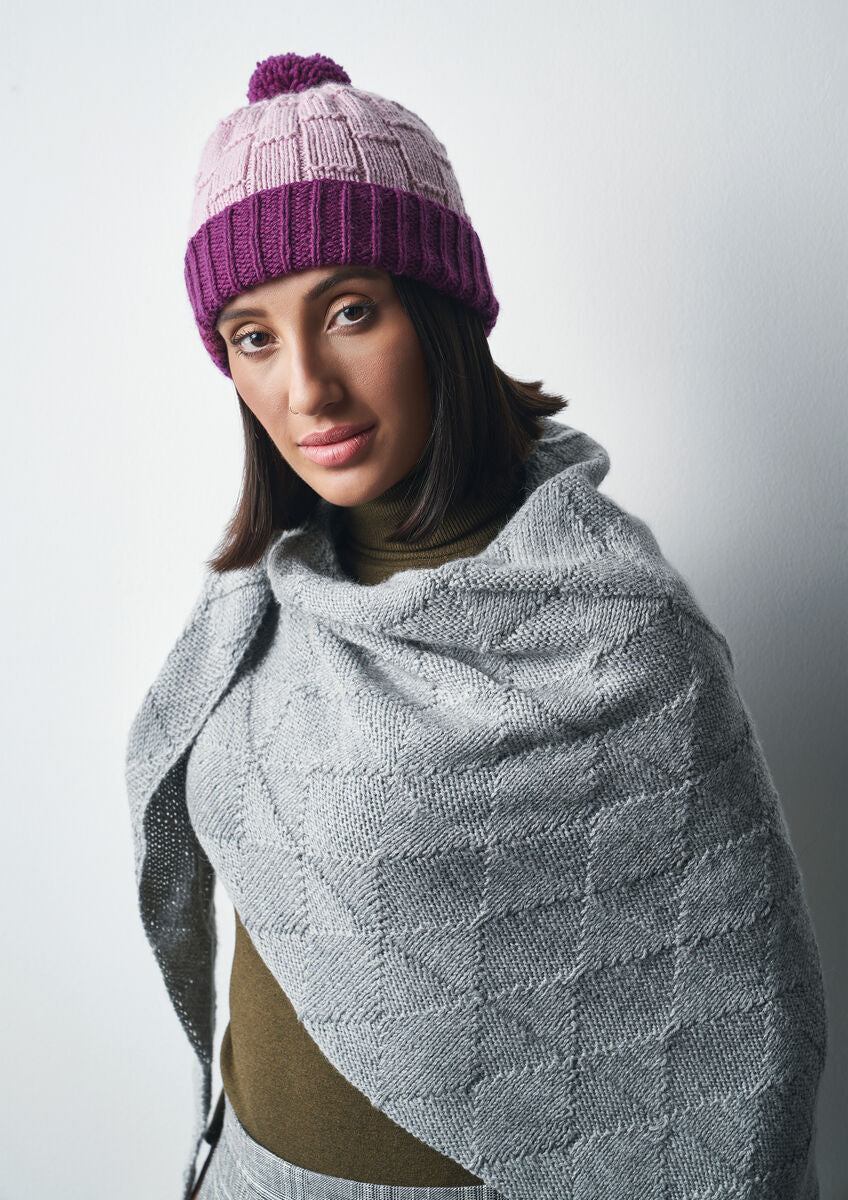 Rowan EC Shawl Wrap Knitting Pattern