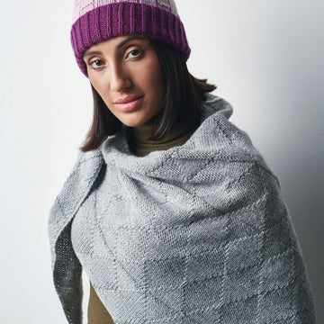 Rowan EC Shawl Wrap Knitting Pattern