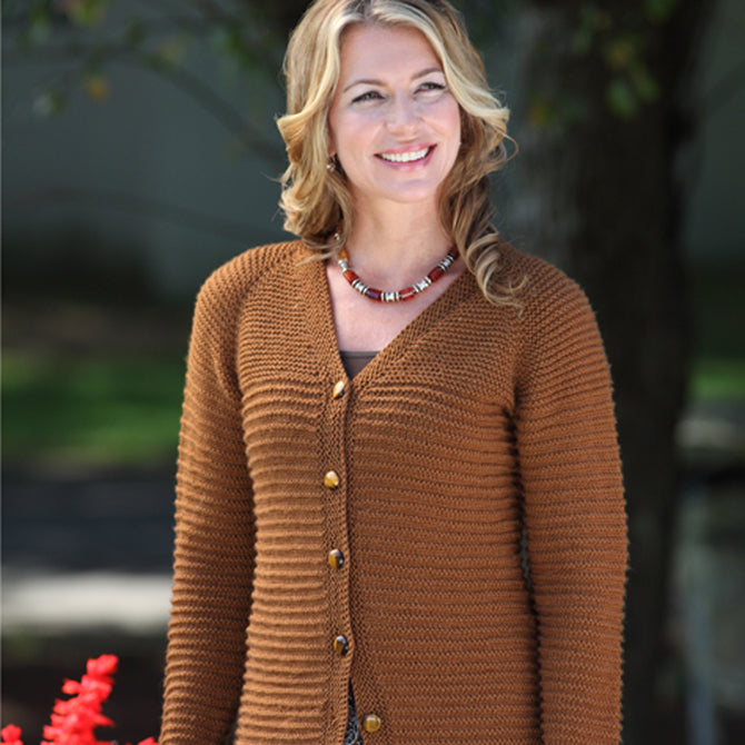 Valley Yarns Dylan Cardigan Knitting Pattern