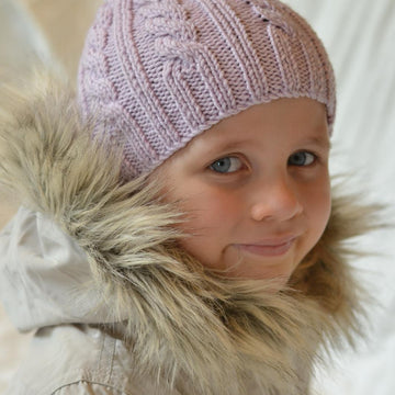 Oscar Cabled Pompom hat