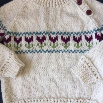 Floral Jumper and Hat