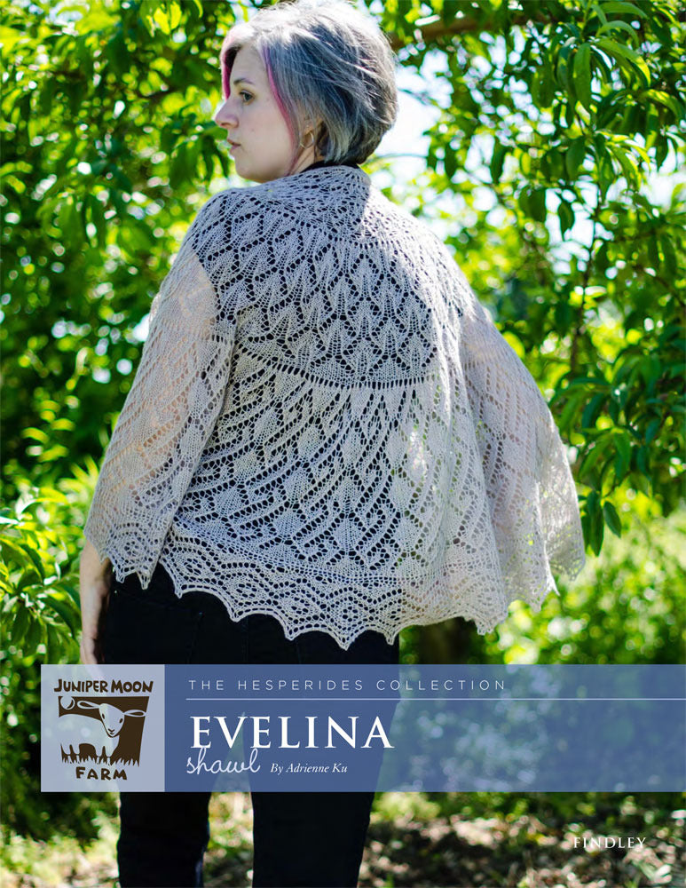 Juniper Moon Farm Evelina Wrap Knitting Pattern