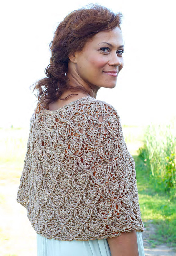 Lisbon Poncho Cape Crochet Pattern