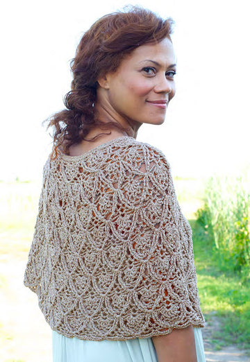 Lisbon Poncho Cape Crochet Pattern