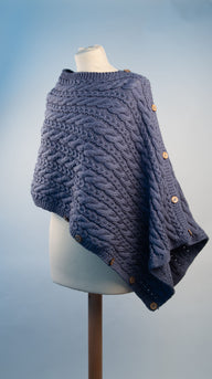 Deramores Ladies Versatile Wrap Cape Knitting Pattern