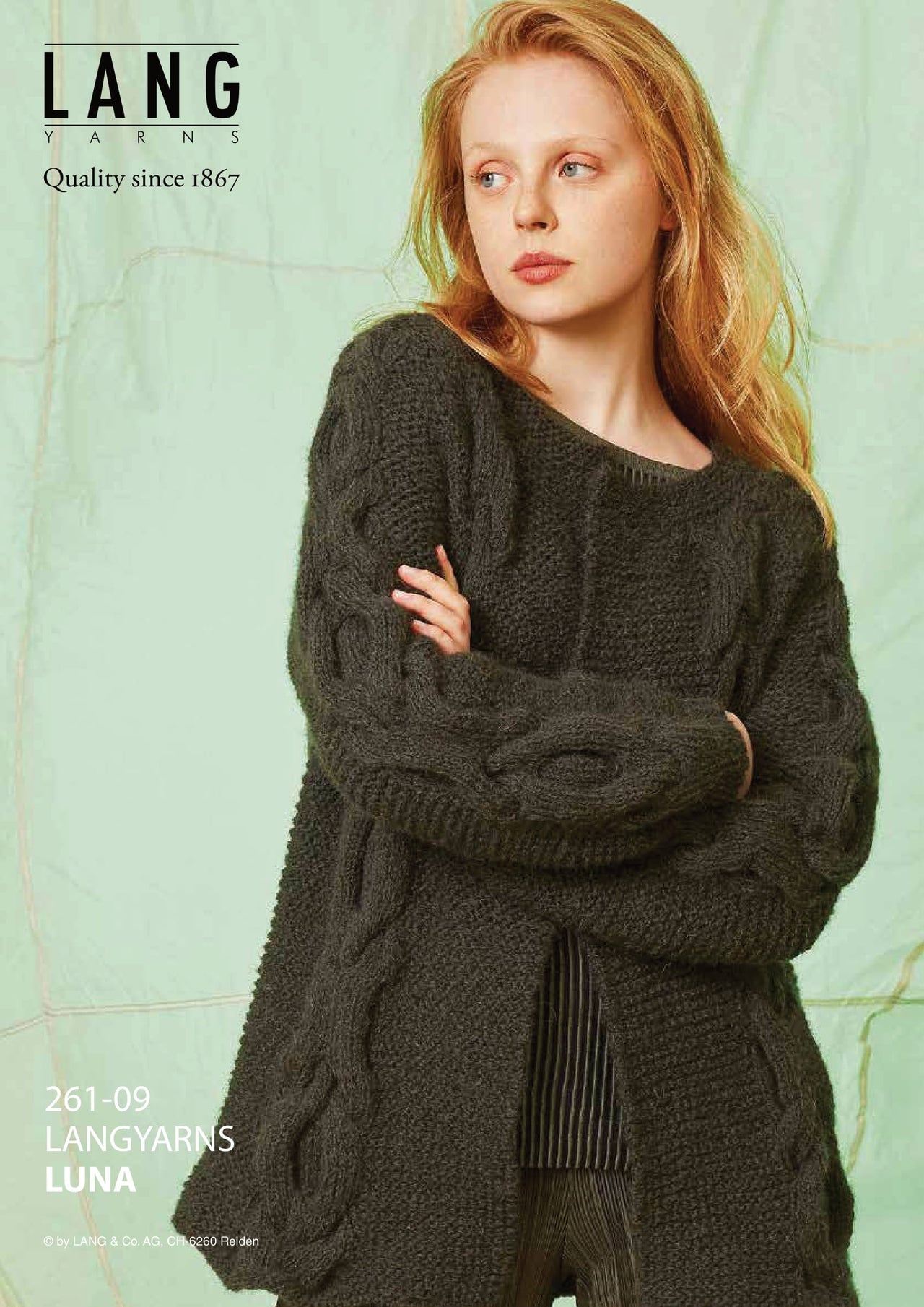 Lang Cardigan with Round Yoke Knitting Pattern