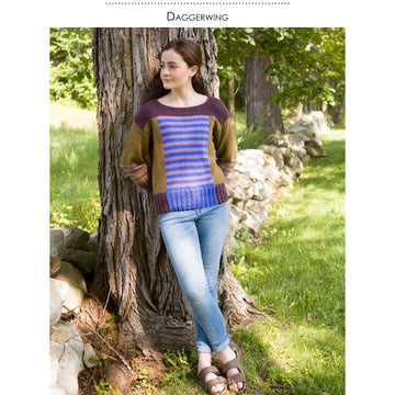 Classic Elite Yarns Daggerwing Jumper Knitting Pattern