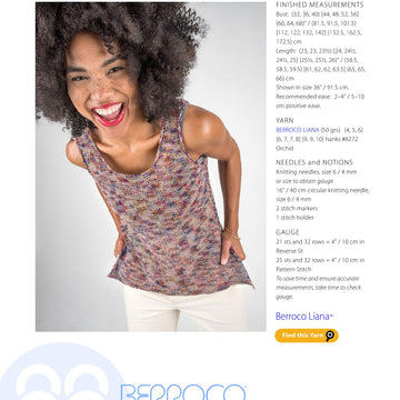 Berroco Joni Jumper Knitting Pattern