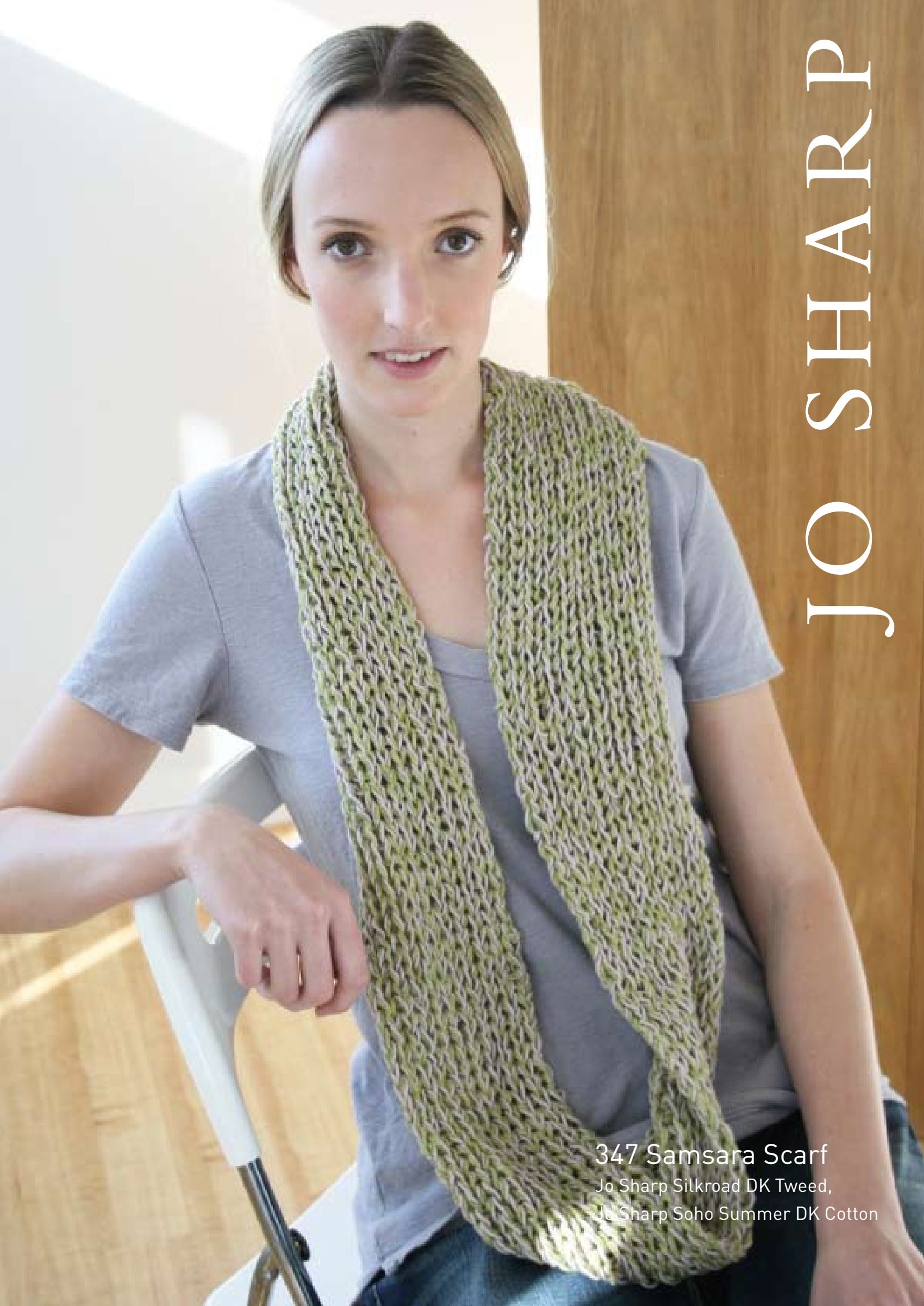 Jo Sharp Samsara Scarf Cowl Knitting Pattern
