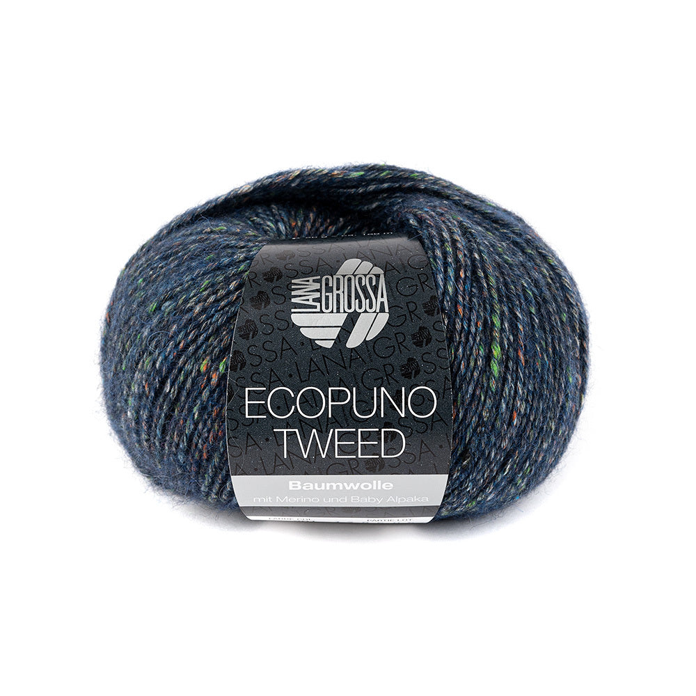 Lana Grossa Ecopuno Tweed Yarn - Cotton DK