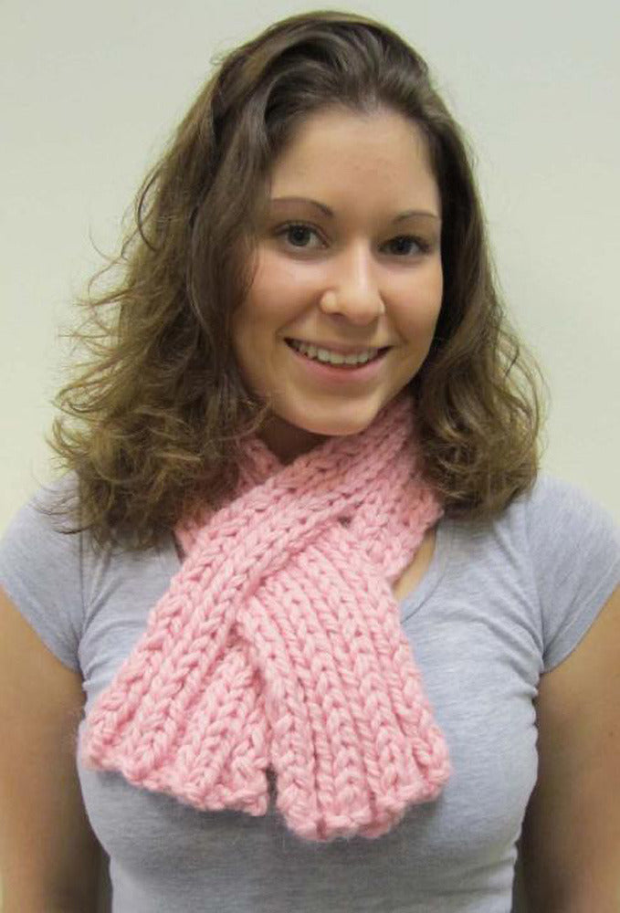 Keyhole Scarf Knitting Pattern