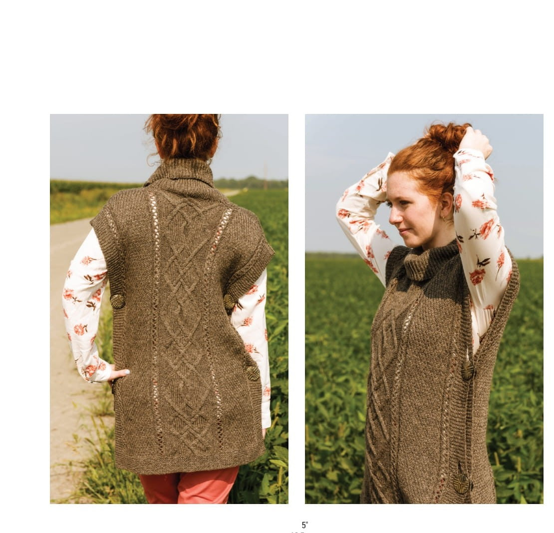 Twist Collective Acacia Vest Knitting Pattern
