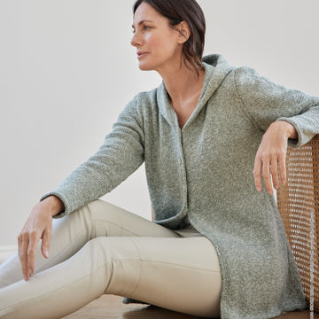 Lana Grossa Hooded Jacket Coat Knitting Pattern