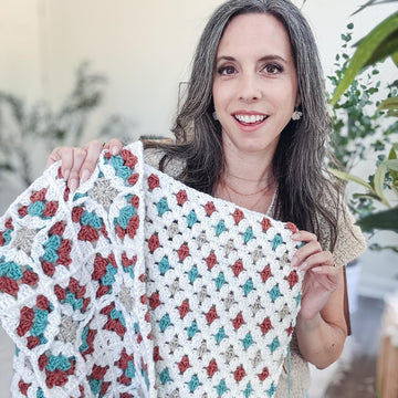 Windowpane Granny Stitch Blanket