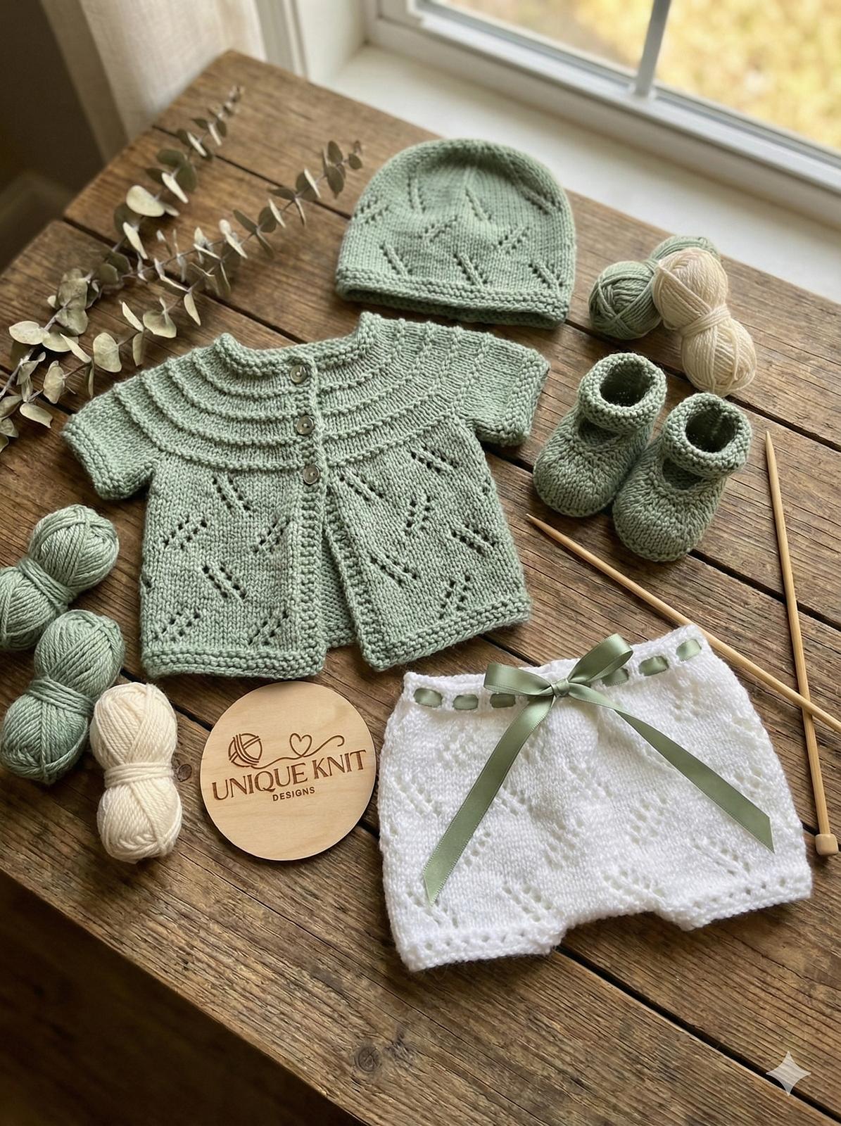 "Mayflower" Cardigan set