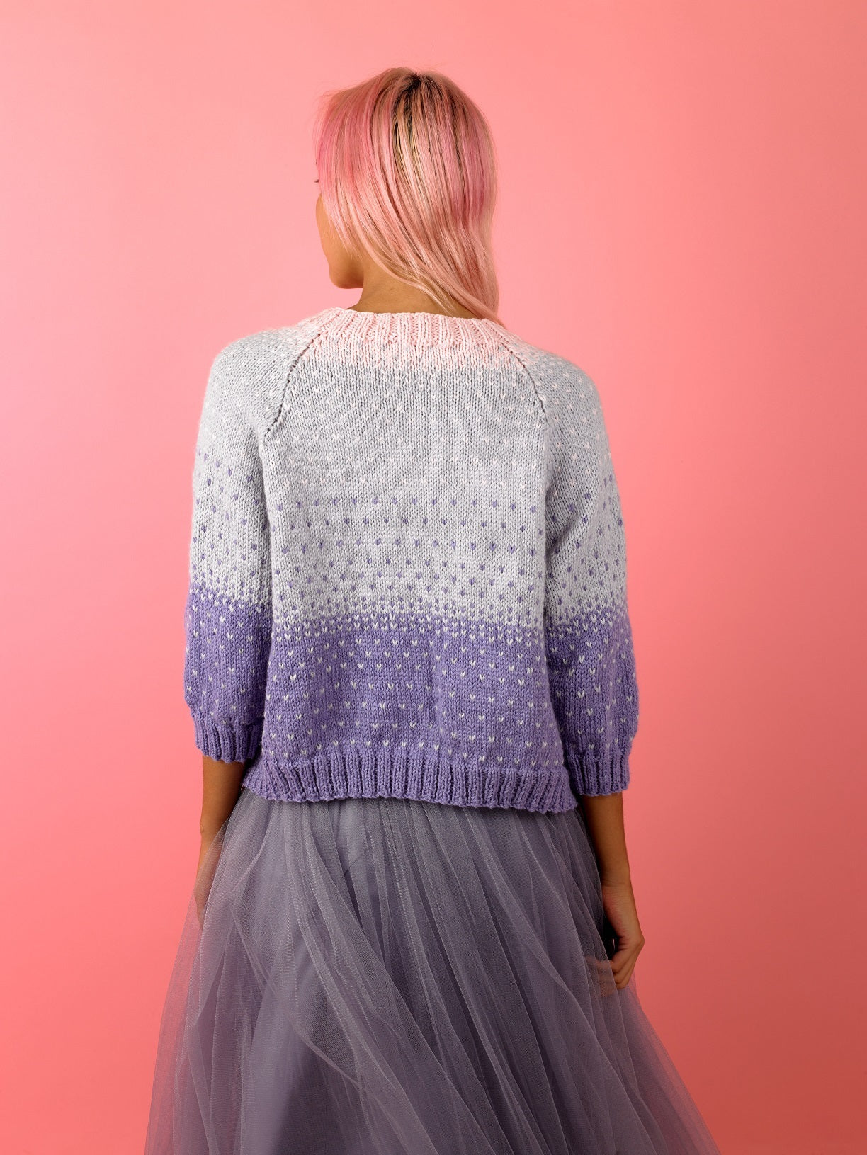 Paintbox Yarns Confetti Cardigan Knitting Pattern