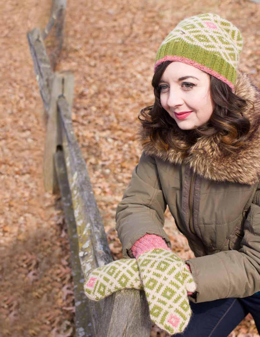 Veliki Hat & Mittens Knitting Pattern