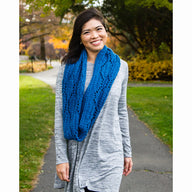 Valley Yarns Blue Quartz Cowl Knitting Pattern