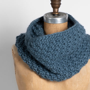 Blue Sky Fibers Lutsen Cowl Knitting Pattern