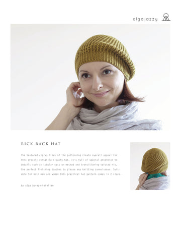 Olgajazzy Rick Rack Hat Knitting Pattern