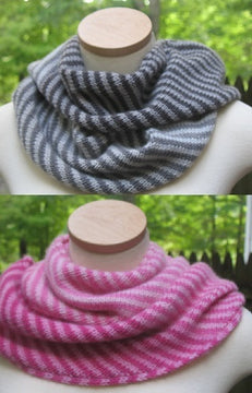 Jade Sapphire Endless Ombre Cowl Knitting Pattern