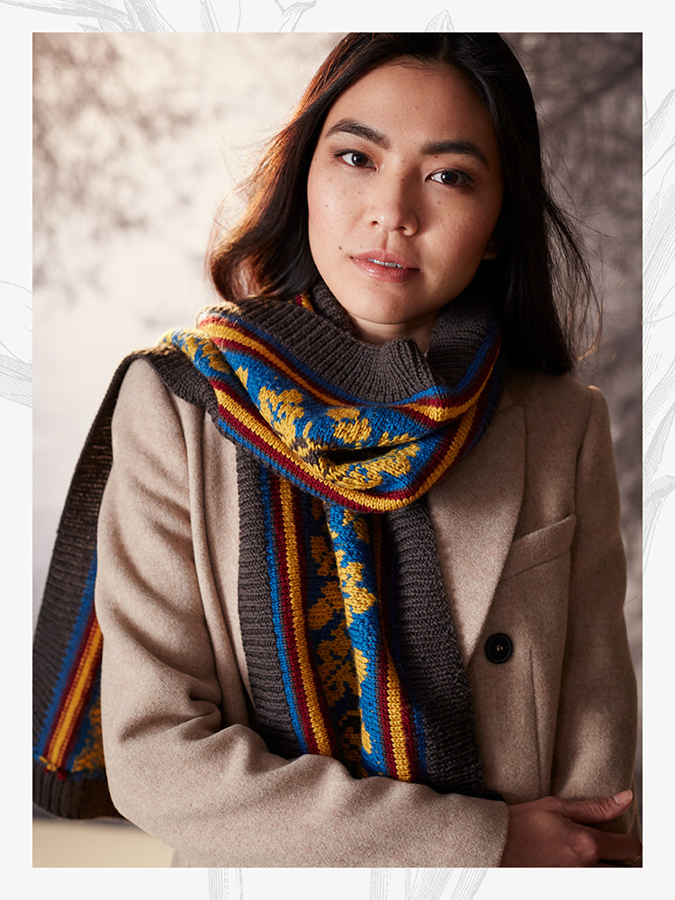 Willow & Lark Odette Scarf Knitting Pattern