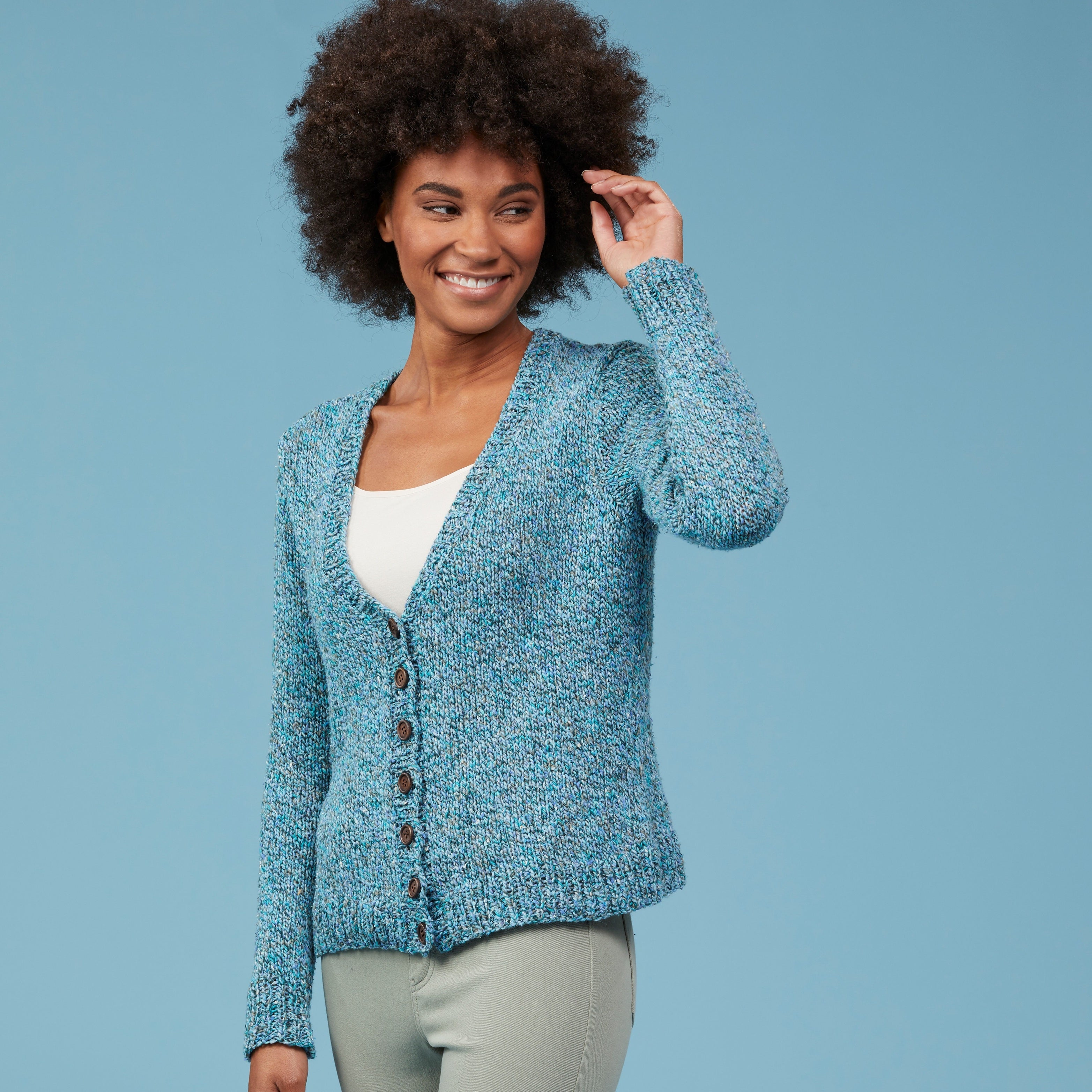 Tahki Yarns Greenbank Cardigan Knitting Pattern