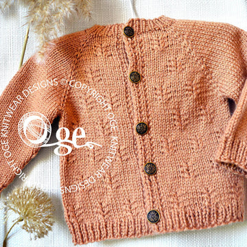 Cinnamon Top Down Cardigan - P273