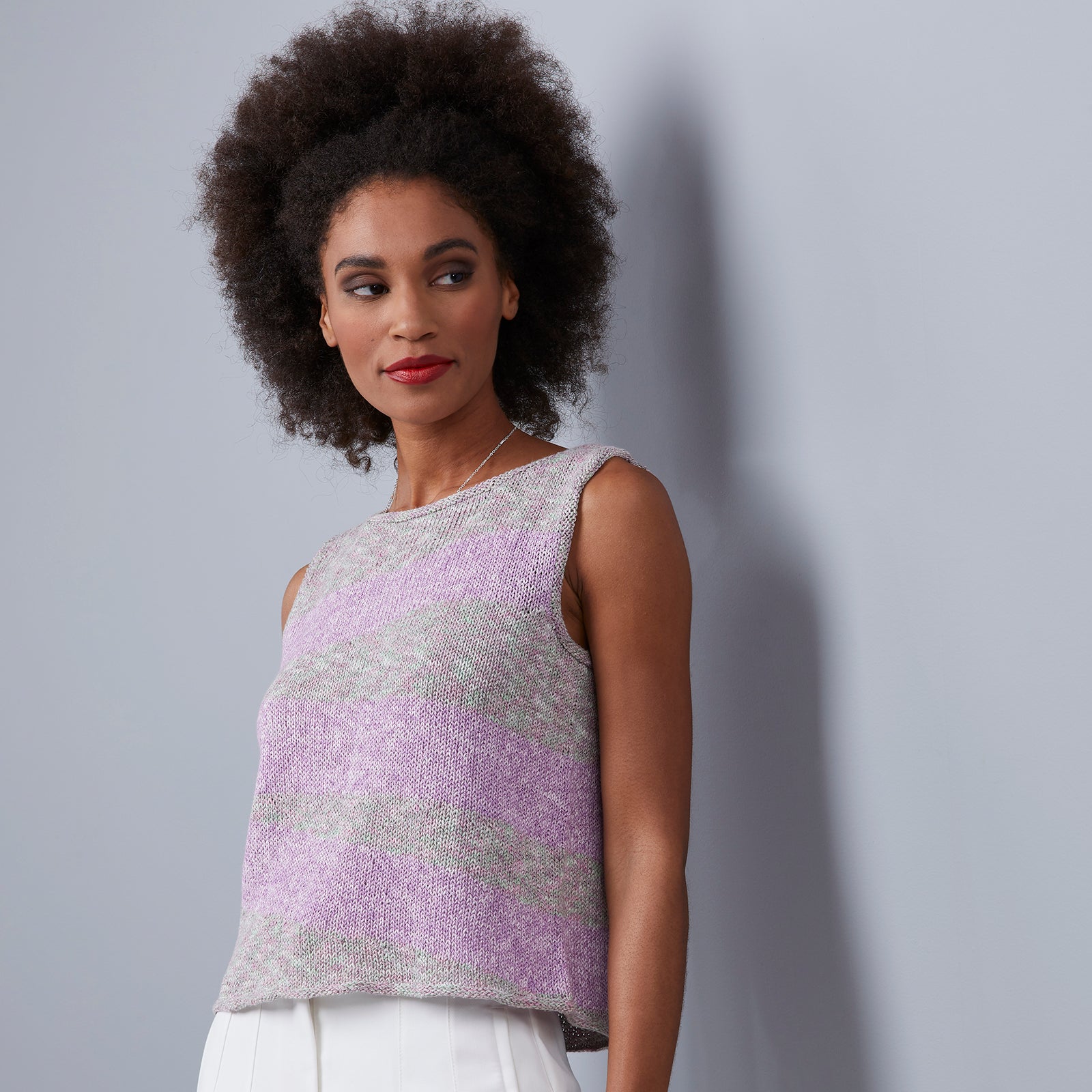 Stacy Charles Fine Yarns Addison Tank Knitting Pattern