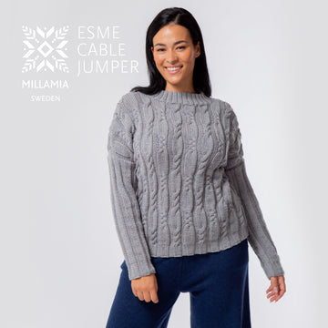 MillaMia Esme Cable Jumper Knitting Pattern