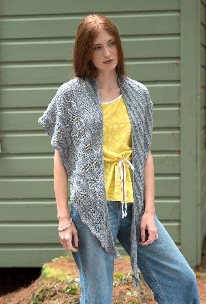Berroco Skagen Shawl Wrap Knitting Pattern