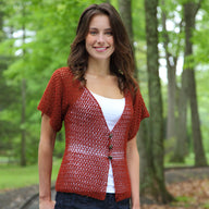 Valley Yarns October Mountain Cardigan Crochet Pattern