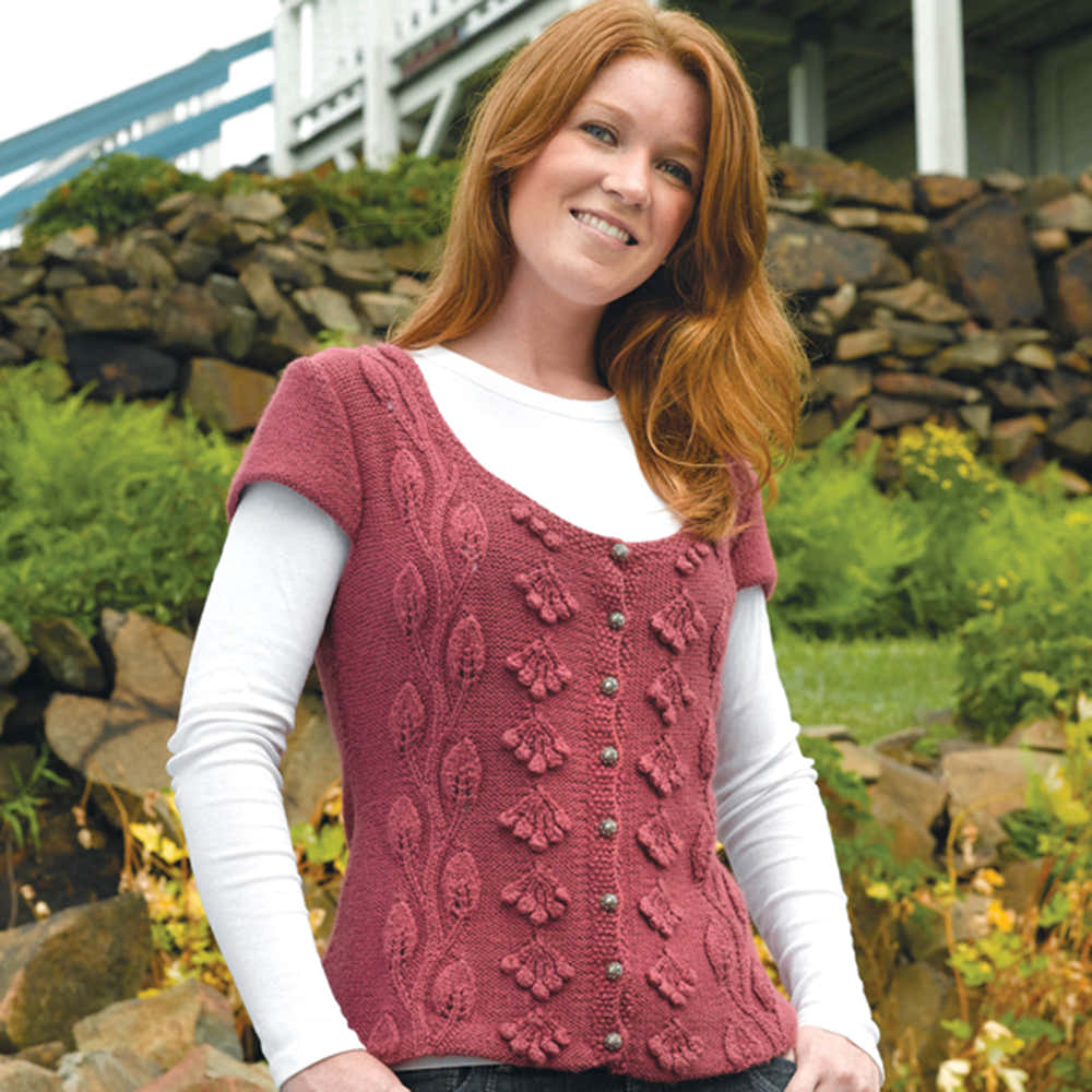 Valley Yarns Downtown Cap Sleeve Knitting Pattern