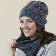Tahki Yarns Redvale Hat and Cowl Knitting Pattern