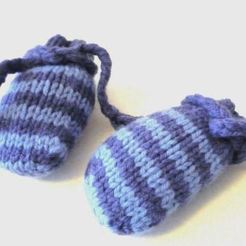 Easy Baby Stripe Mittens