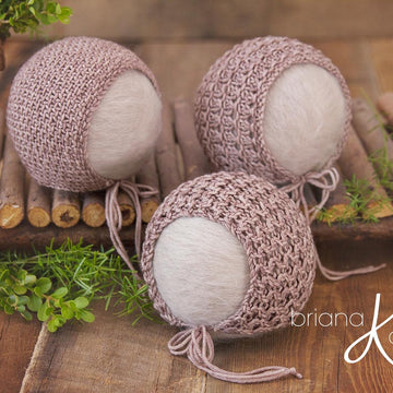 Newborn Knit Bonnet Pack One