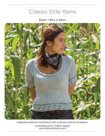 Classic Elite Yarns Embry Jumper Knitting Pattern