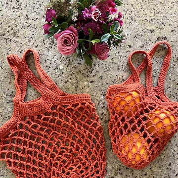 #346 Floral Mini Market Bag