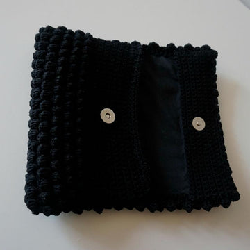 Rigid Crochet Pochette Bag