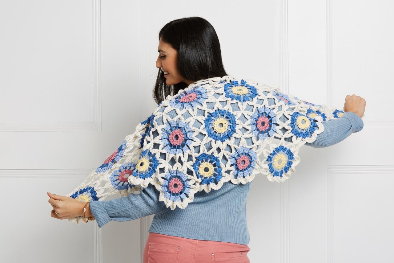 Spring Bouquet Shawl