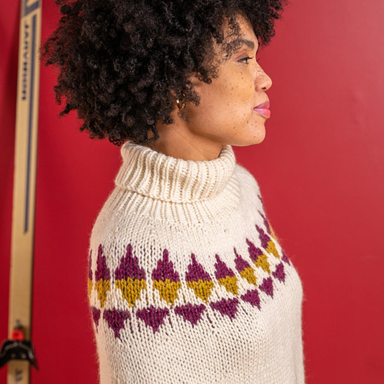 Berroco Carve Cape Knitting Pattern