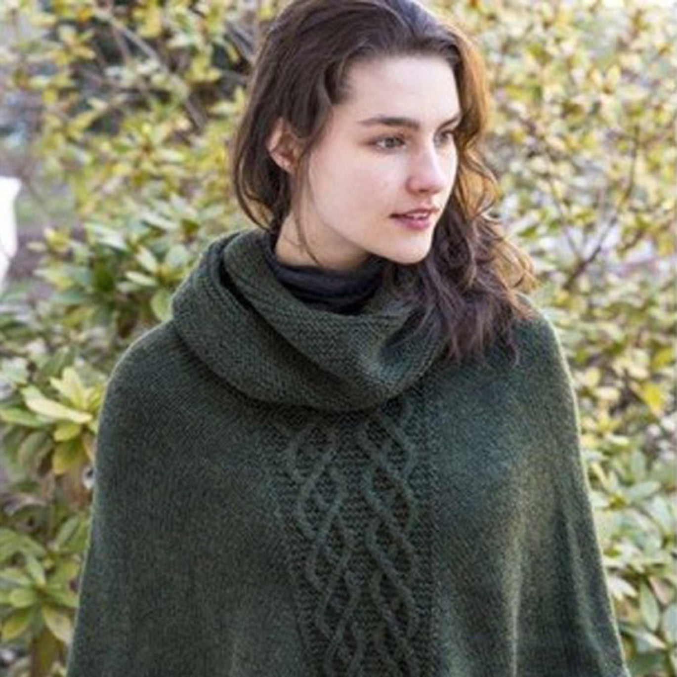 Berroco Arcadia Poncho- Portfolio Cape Knitting Pattern