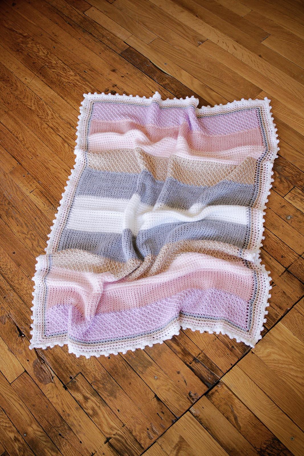 Sweet Stripes Baby Blanket