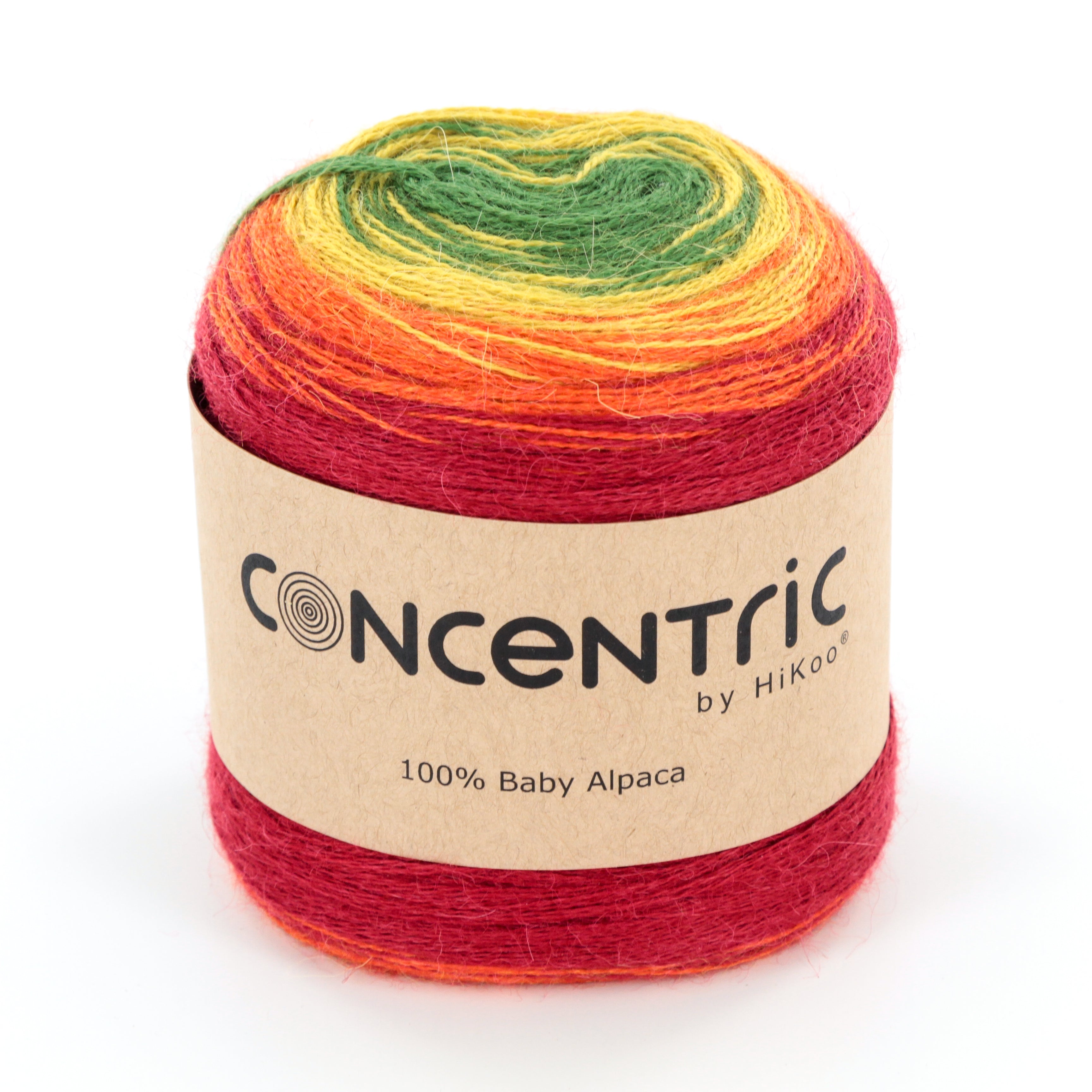 HiKoo Concentric Yarn - Baby Alpaca Worsted