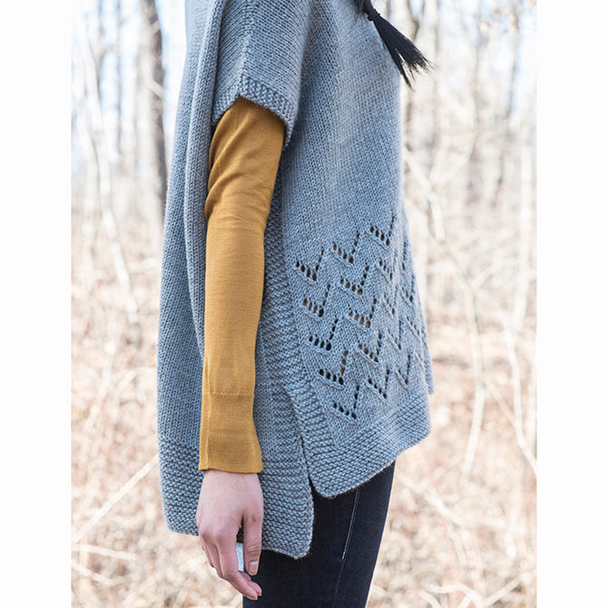 Berroco Camden Hills Poncho Cape Knitting Pattern