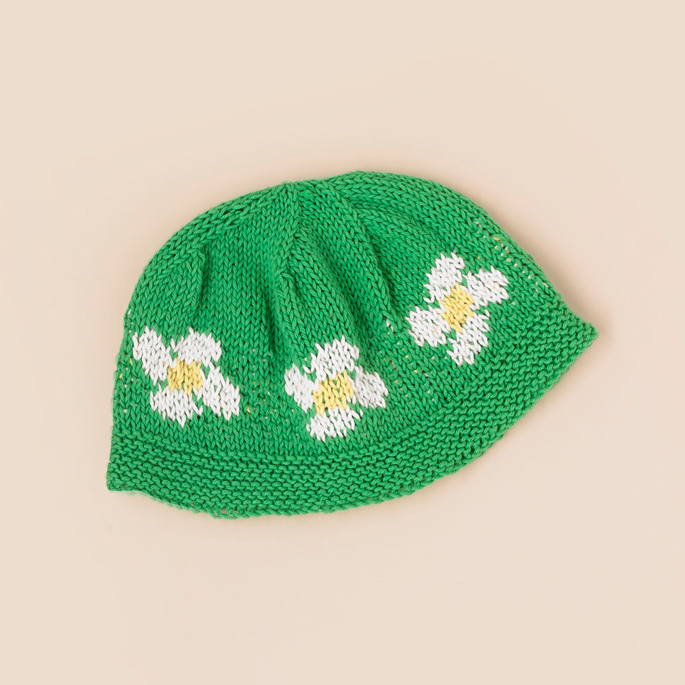 Paintbox Yarns Darling Daisy Hat Knitting Pattern