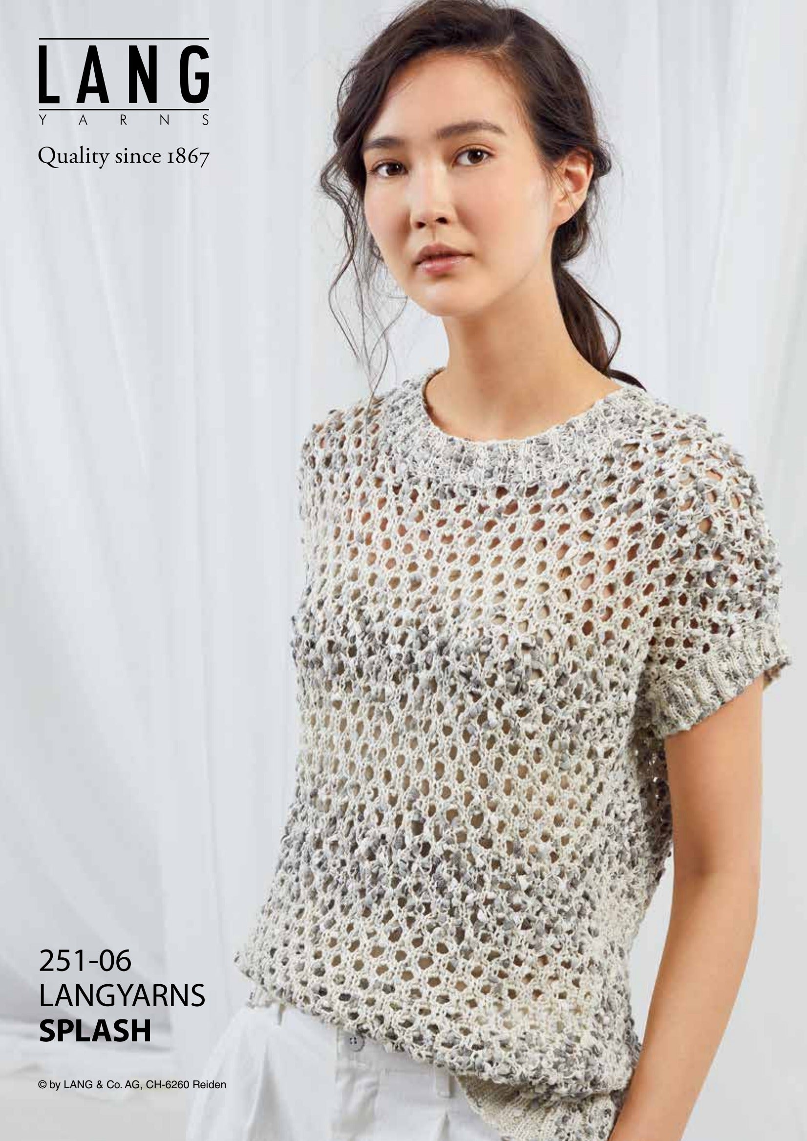Lang 251-06 Pullover Jumper Knitting Pattern