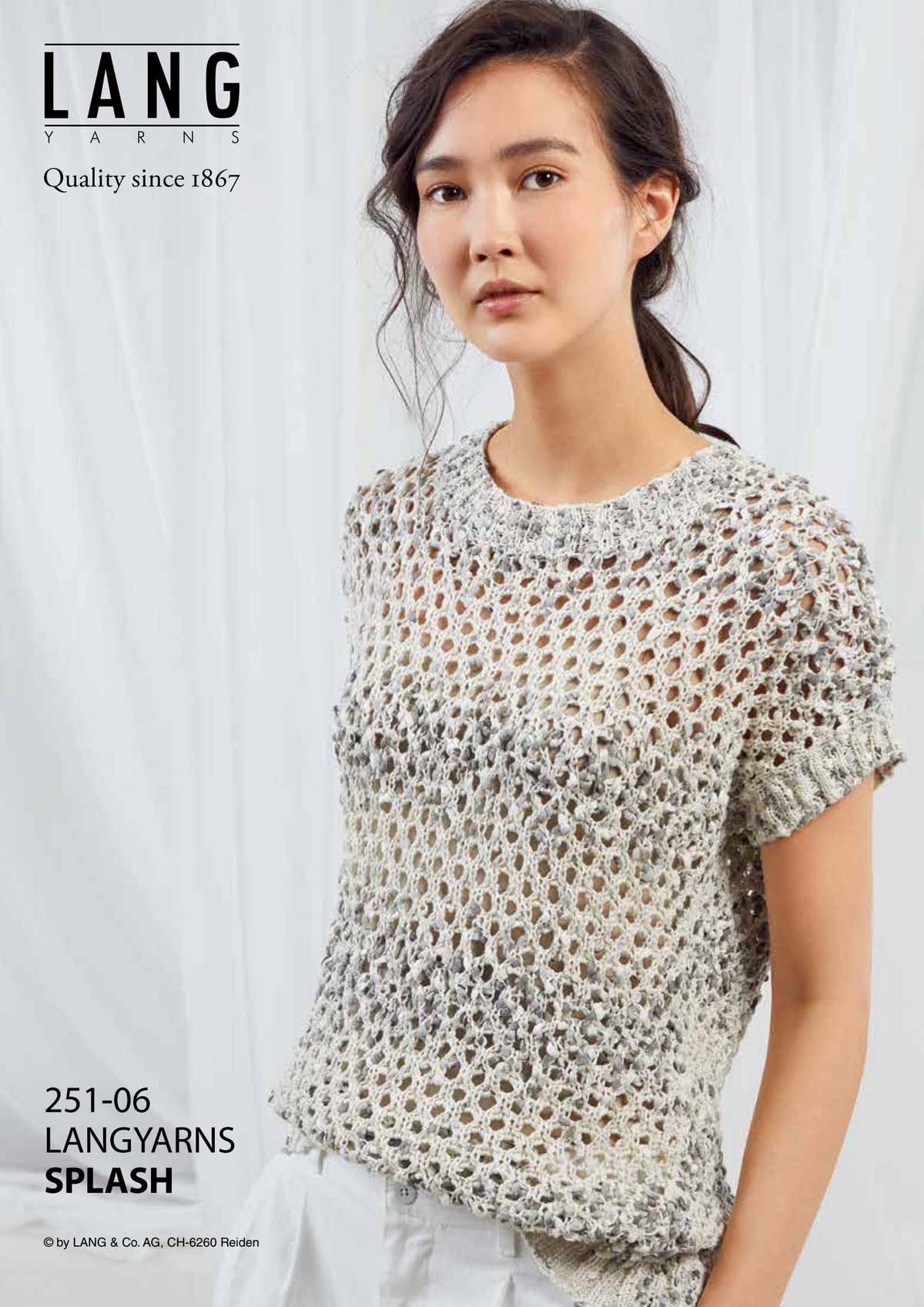 Lang 251-06 Pullover Jumper Knitting Pattern
