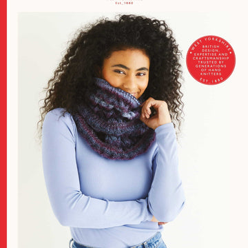 Sirdar Cable Cowl Scarf Knitting Pattern