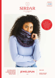 Sirdar Cable Cowl Scarf Knitting Pattern